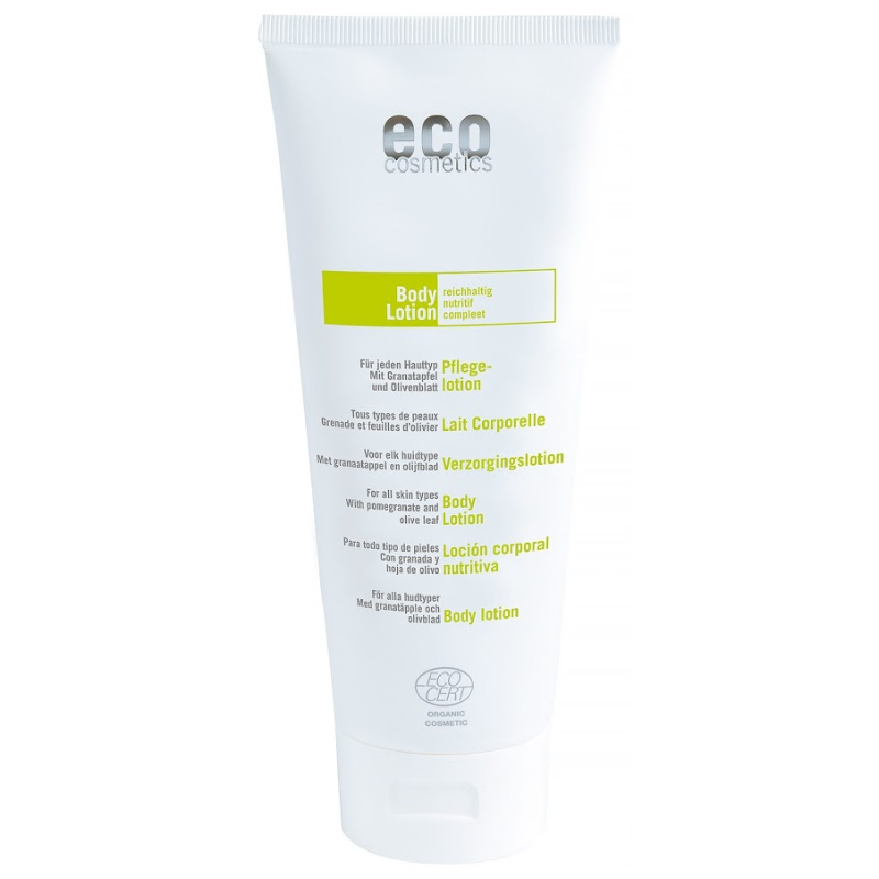 Eco Cosmetics Regener. tělové mléko BIO - s olivový olejem a granát. jablkem, 200 ml