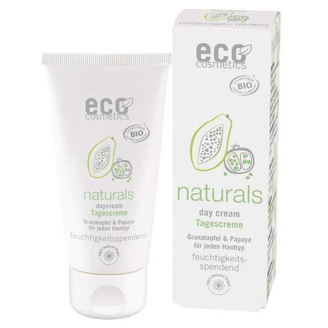 Eco Cosmetics Denní krém BIO - s granátovým jablkem a papájou, 50 ml