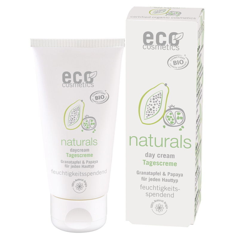 Eco Cosmetics Denní krém BIO - s granátovým jablkem a papájou, 50 ml
