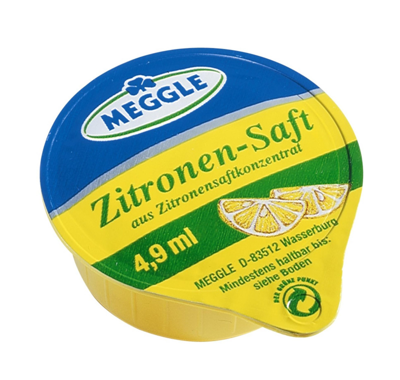 Citrónová šťáva Meggle, 120x 4,9 ml