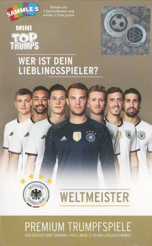 Winning Moves Top Trumps mini DFB Weltmeister - 1 kus