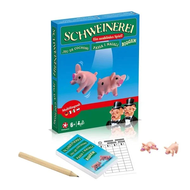 Winning Moves Schweinerei – párty hra s prasátky