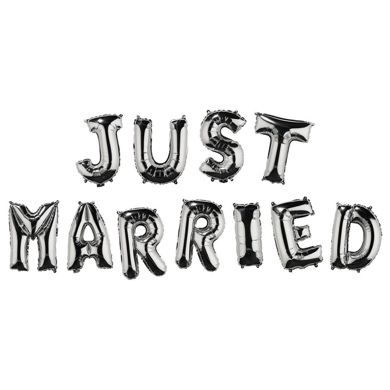 UPPER CLASS Fóliový balónek "JUST MARRIED"