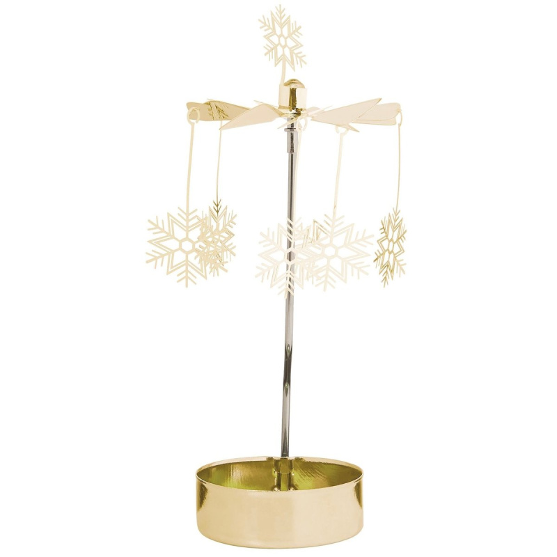 Butlers Merry-Go-Round kolotoč na čajovou svíčku sněhová vločka