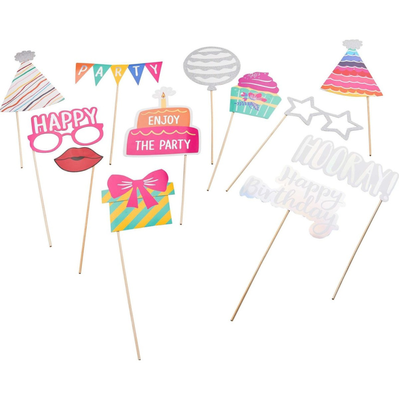 Butlers Happy Birthday set rekvizit na focení