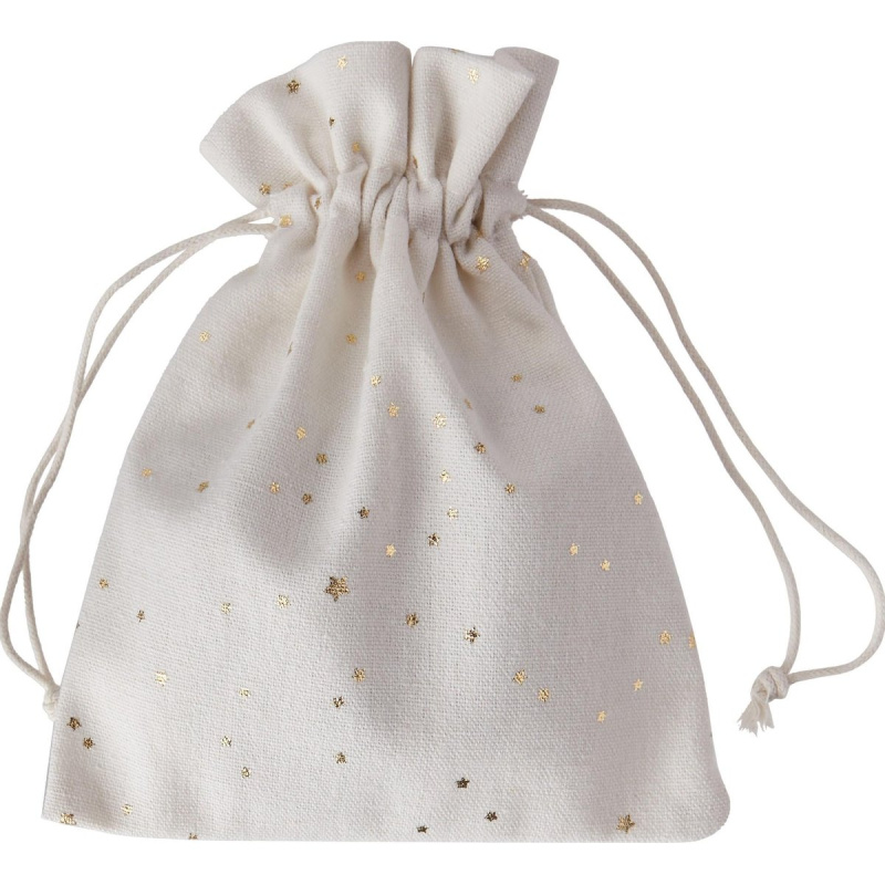 Butlers Zlatá dárková taštička – hvězdy, 14×18 cm