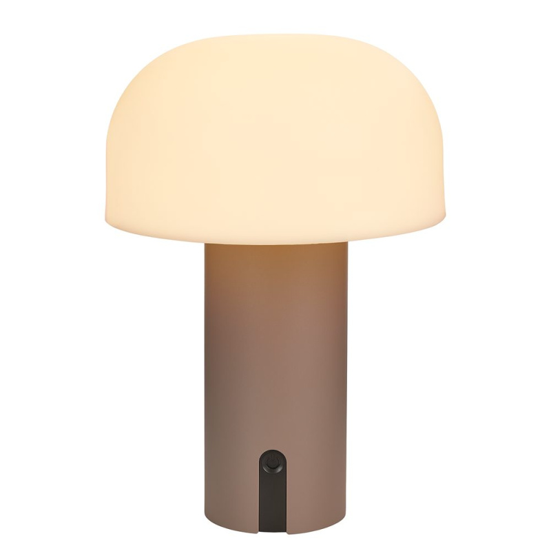 MUSHROOM Venkovní lampa - šedohnědá