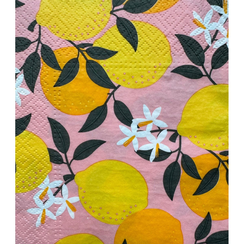 Butlers Après papírový ubrousek citrony