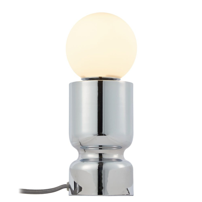 CHROME Stolní lampa 23 cm - stříbrná