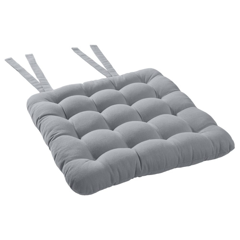 SOLID Podsedák se šňůrkami 35 x 37 cm - šedá