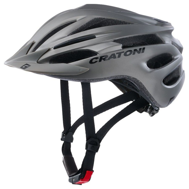 Cratoni Pacer, cyklistická helma, šedá