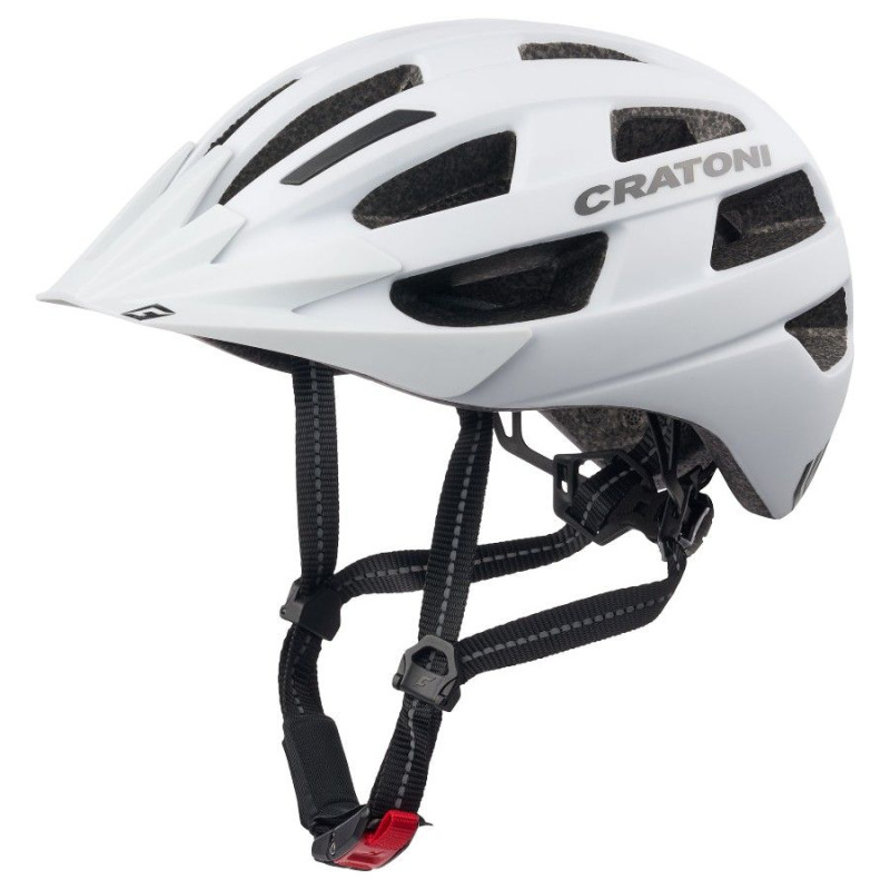Cratoni Velo-X, cyklistická helma, matná bílá