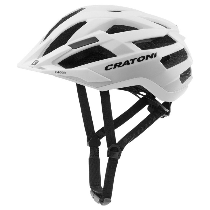 Cratoni C-Boost, cyklistická helma, matná bílá