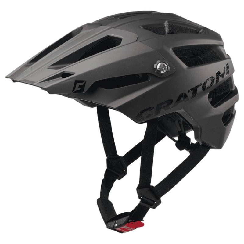 Cratoni Alltrack, cyklistická helma, matná šedá