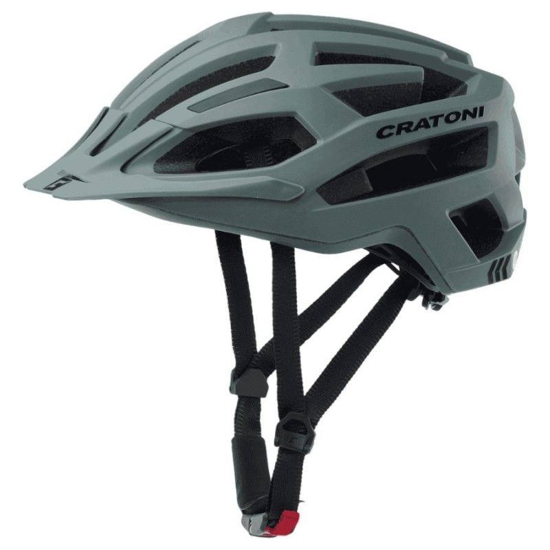 Cratoni C-Flash, cyklistická helma, matná zelená