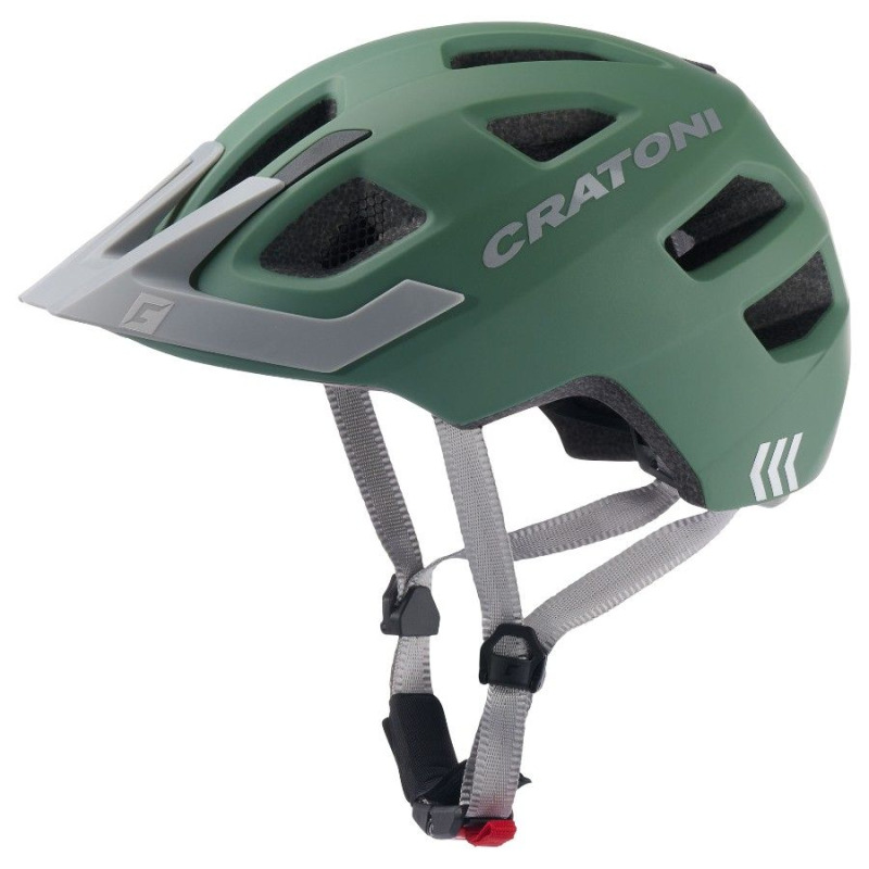 Cratoni Maxster Pro, cyklistická helma, matná zelená