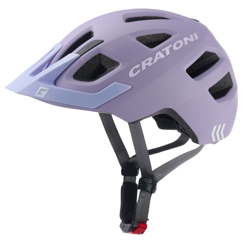 Cratoni Maxster Pro, cyklistická helma, matná fialová