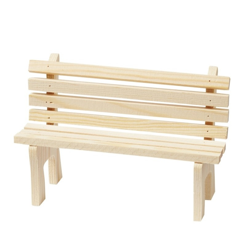 Dřevěná lavička 13x8,5x5cm