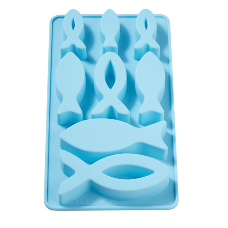 Silikonová forma na odlévání - rybky