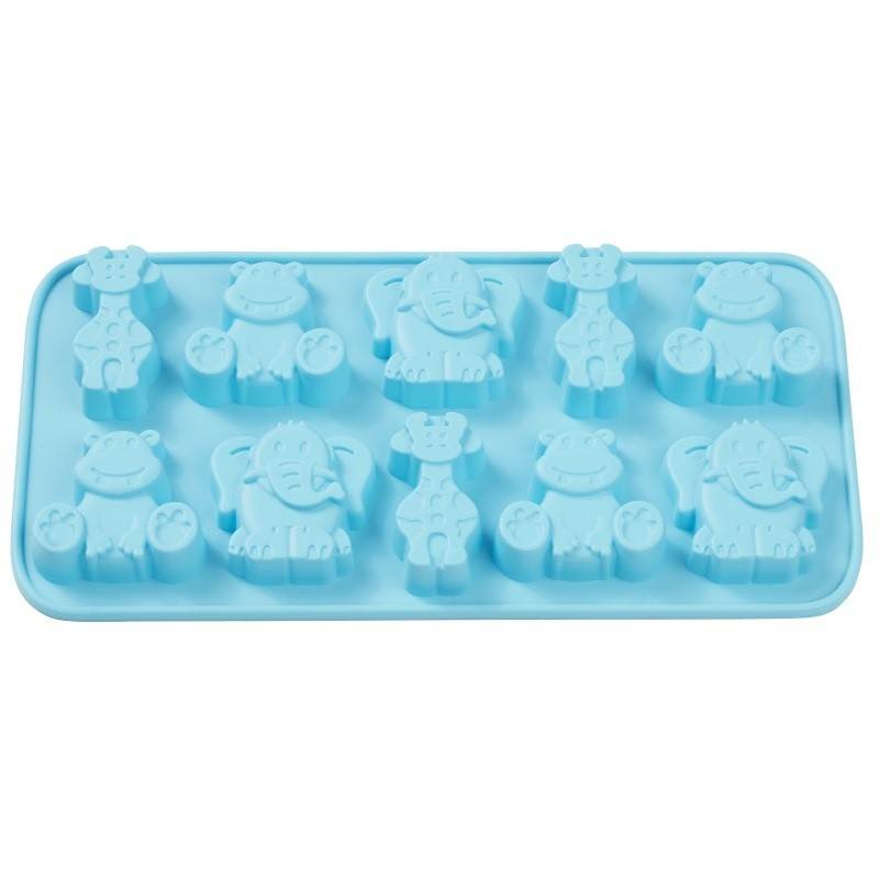 Silikonová forma na odlévání - zvířátka ze ZOO