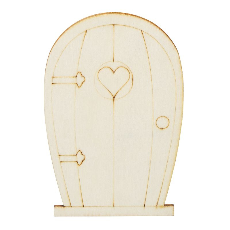 Dřevěné dveře 6,4x10x0,3cm