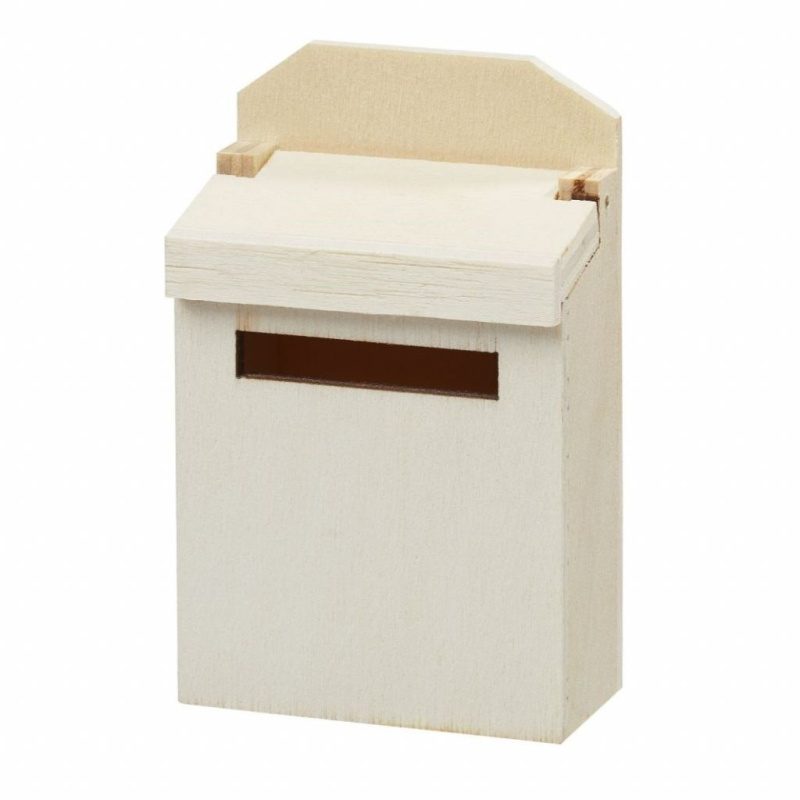 Dřevěná poštovní schránka 4,6x6,9x2,6cm