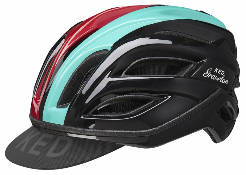 přilba KED Gravelon M italo 52-57 cm Barva: Černá, Velikost: M