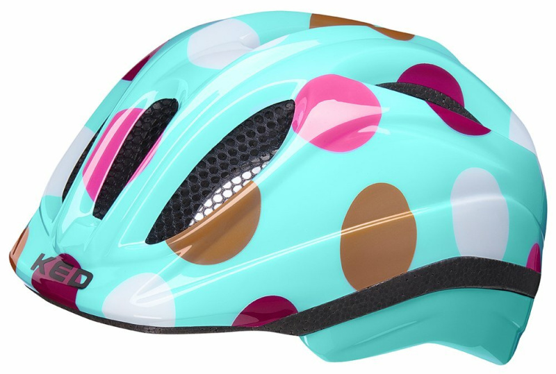 přilba KED Meggy II Trend XS dots retro 44-49 cm Barva: mint, Velikost: XS