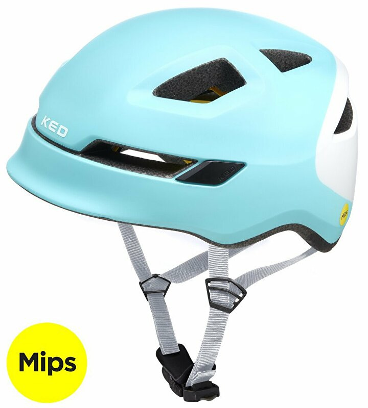 přilba KED Pop Mips S iceblue white 48-52 cm Barva: Modrá, Velikost: S