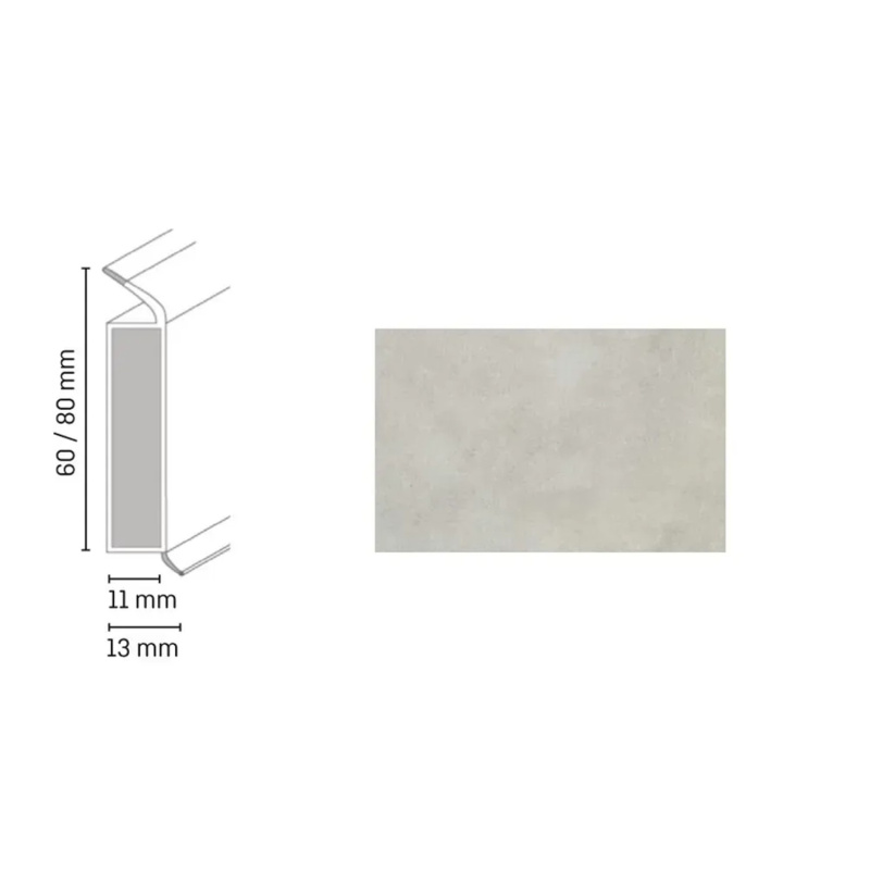 Döllken Profiles Lišta EP 60/13 flex life 3056 60 x 13 x 2500 mm