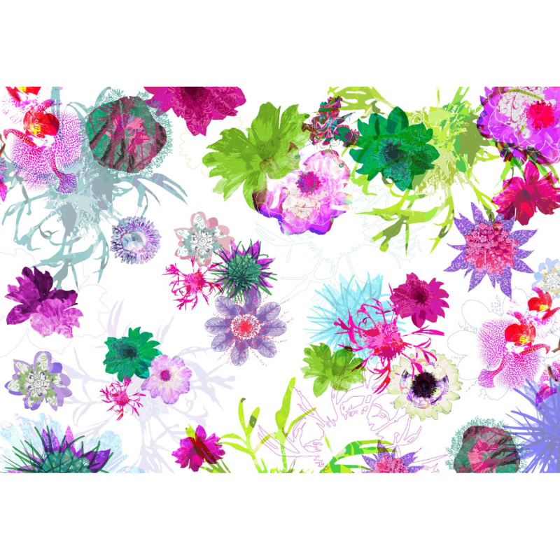 Komar Papírová fototapeta Fleur de Paris 368 x 254 cm 8 dílná