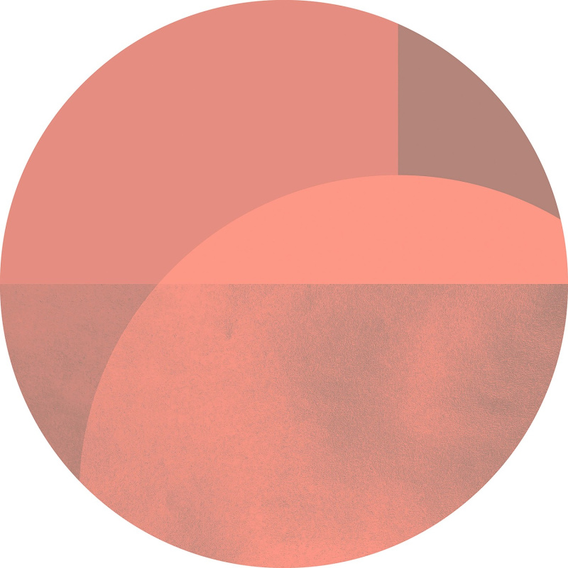 Komar Samolepicí vliesová fototapeta Dot Roselux pr. 125 cm