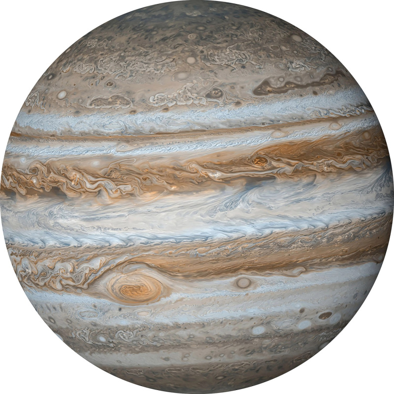 Komar Samolepicí vliesová fototapeta Dot Jupiter pr. 125 cm
