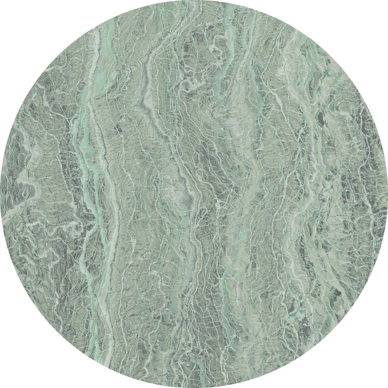 Komar Samolepicí vliesová fototapeta Dot Green Marble pr. 125 cm