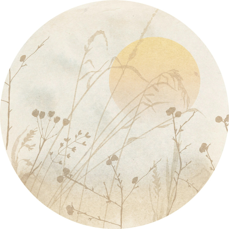 Komar Samolepicí vliesová fototapeta Dot Roseau pr. 125 cm