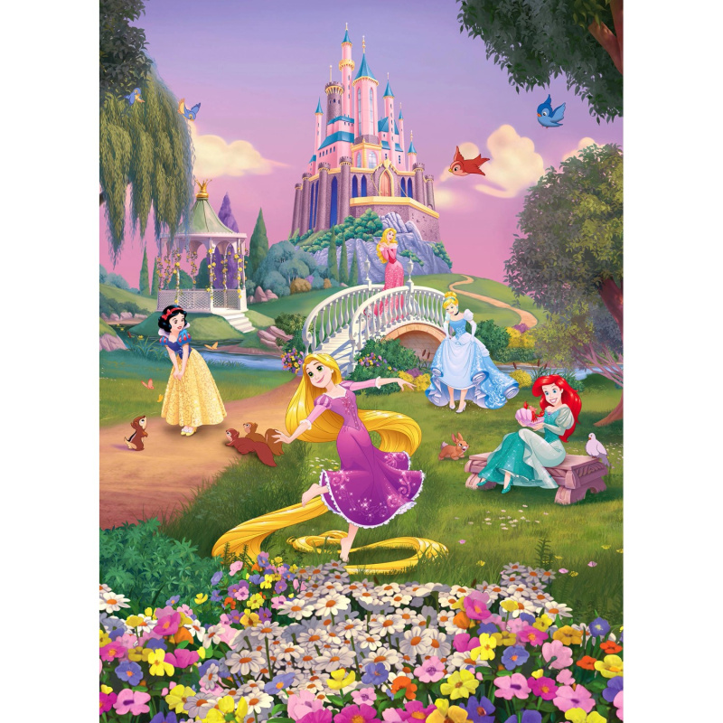 Komar Papírová fototapeta Disney Princess Sunset, 184 x 254 cm