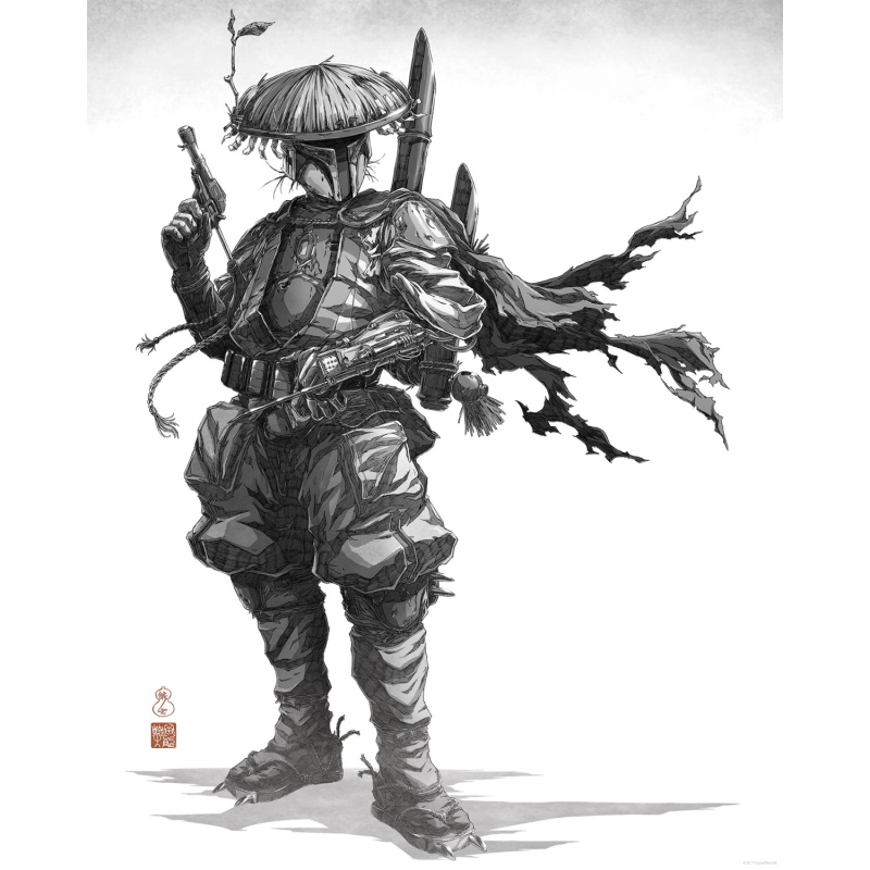 Komar Plakát Star Wars Vision Samurai Bounty Hunter 40 x 50 cm