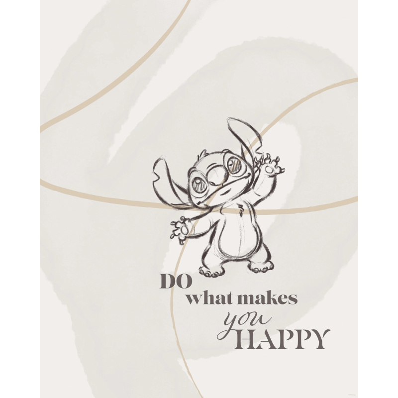 Komar Plakát Disney Lilo and Stitch Do What Makes You Happy 40 x 50 cm