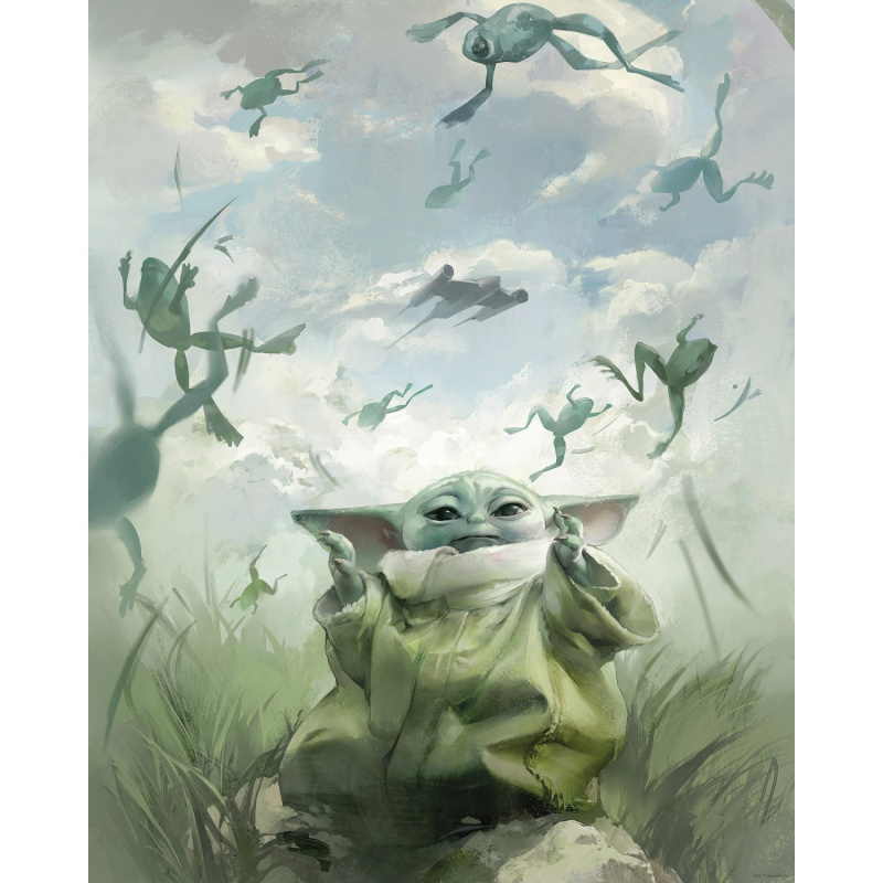 Komar Plakát Star Wars The Mandalorian Grogu Frogs 40 x 50 cm