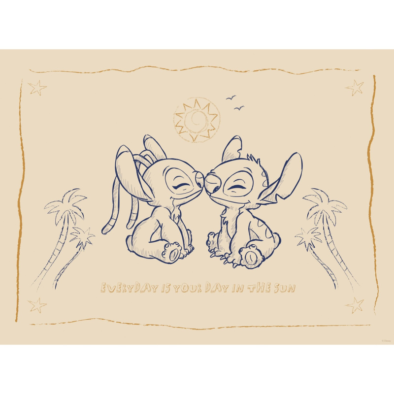 Komar Plakát Disney Lilo and Stitch Your Day in the Sun 40 x 30 cm