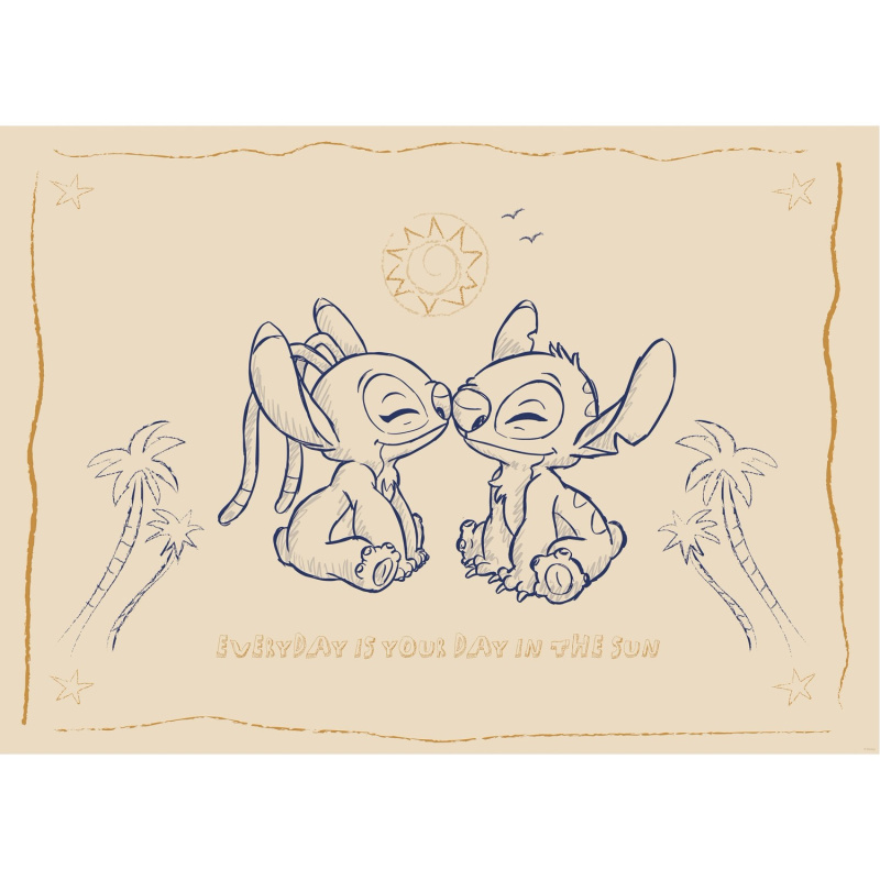 Komar Plakát Disney Lilo and Stitch Your Day in the Sun 70 x 50 cm