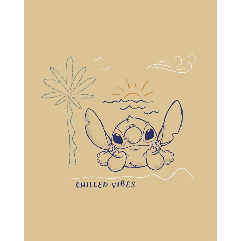 Komar Plakát Disney Lilo and Stitch Chilled Vibes 40 x 50 cm