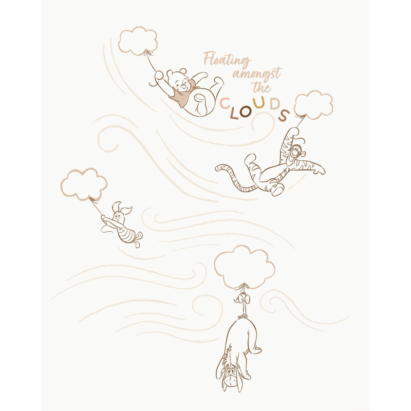 Komar Vliesová fototapeta Disney Winnie The Pooh A Bluster Day 200 x 250 cm