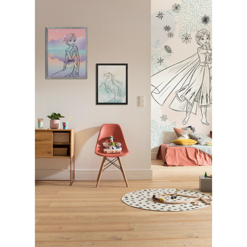 Komar Vliesová fototapeta Disney Frozen Sketch Sisters 200 x 250 cm