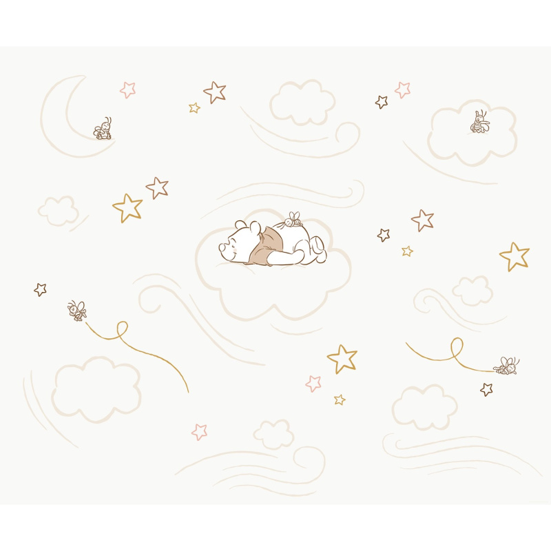 Komar Vliesová fototapeta Disney Winnie the Pooh Sleepy Little Bear 300 x 250 cm