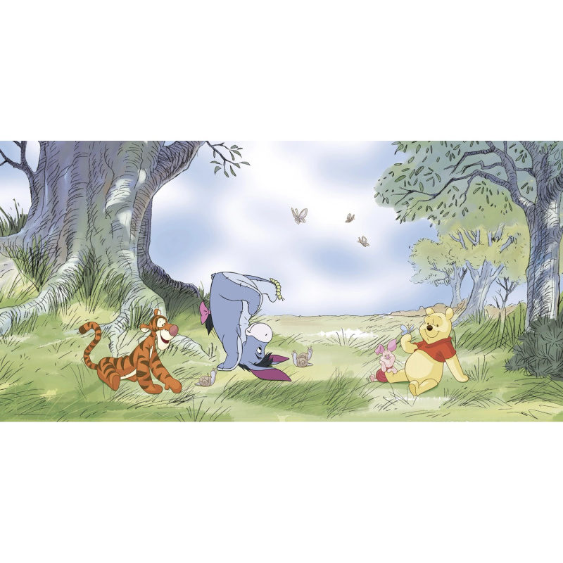 Komar Vliesová fototapeta Disney Winnie The Pooh Friendly Day 500 x 250 cm