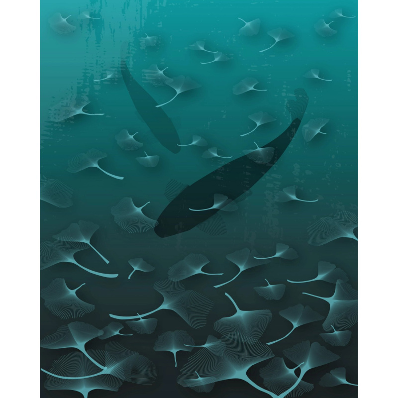 Komar Vliesová fototapeta Ginkgo 200 x 250 cm