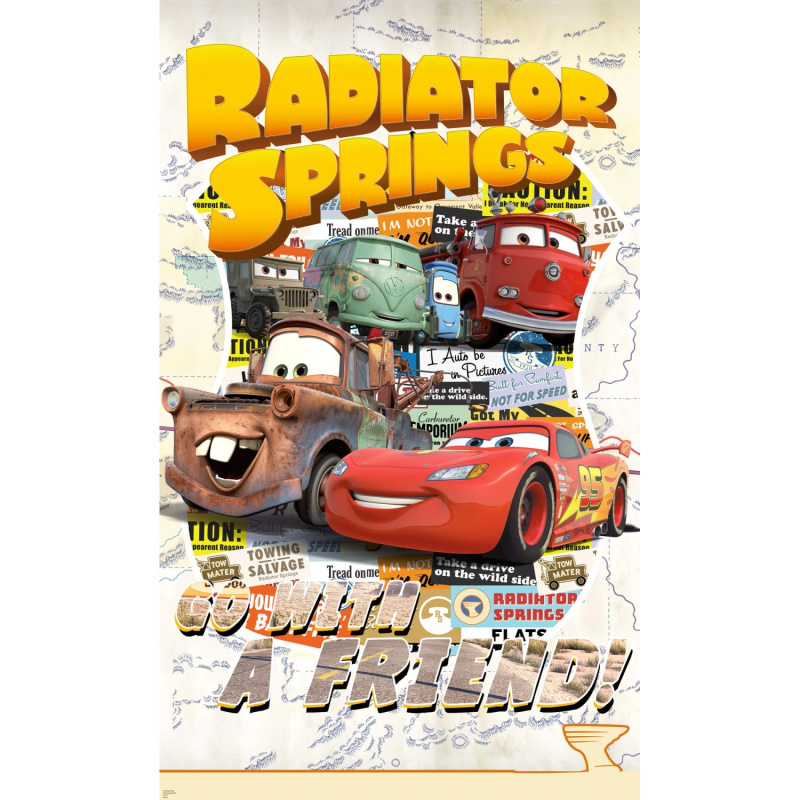 Komar Vliesová fototapeta Auta Take The Open Road 120 x 200 cm