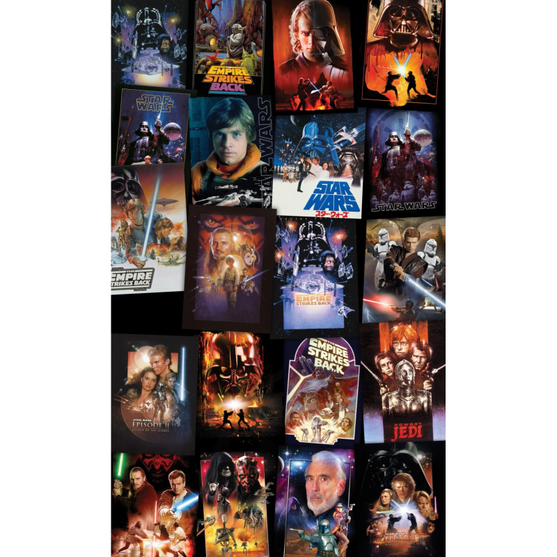 Komar Vliesová fototapeta Star Wars Posters Collage 120 x 200 cm