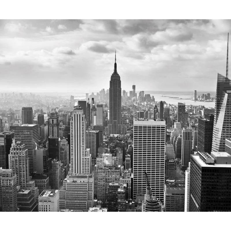 Komar Vliesová fototapeta NYC Black and White 300 x 250 cm